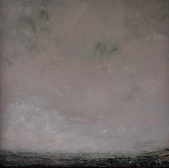 SOFT HORIZON II
Oil & cold wax on wooden board. 60x60cm
Another landscape from this series. Soft layers worked and reworked until the surface settles.
Earth pigments from the ground itself sit softly within the paint, holding a quiet sense of place.Oil and cold wax landscape, shown in a lived interior.
#artforinteriors
#artforthehome
#artforwalls
#interiorart
#northernirishartist